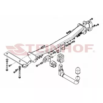 Dispositif d'attelage STEINHOF L-103 pour HYUNDAI I10 2.0 Si4 4x4 - 241cv