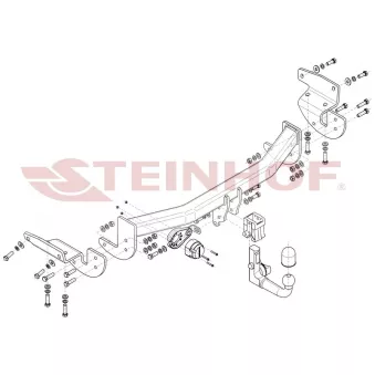 Dispositif d'attelage STEINHOF L-168 pour LEXUS RX 450h AWD - 313cv