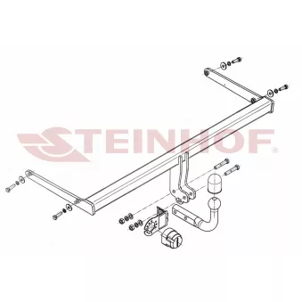 Dispositif d'attelage STEINHOF M-017 pour MAZDA 2 1.5 MZR - 102cv