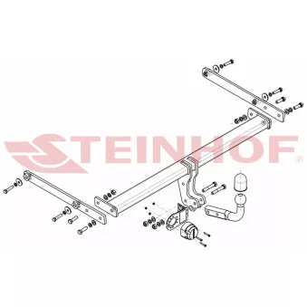 Dispositif d'attelage STEINHOF M-046 pour MAZDA 2 1.5 - 90cv