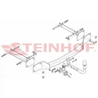 Dispositif d'attelage STEINHOF M-108 pour MERCEDES-BENZ CLASSE S S 400 CDI - 260cv
