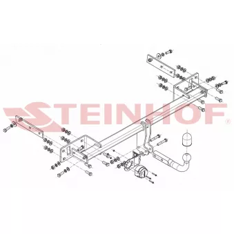 Dispositif d'attelage STEINHOF M-138 pour SUZUKI IGNIS GLA 45 AMG 4-matic - 360cv