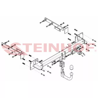 Dispositif d'attelage STEINHOF M-147 pour MERCEDES-BENZ CLASSE R R 280 CDI 4-matic - 190cv
