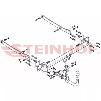 Dispositif d'attelage STEINHOF M-151 pour MERCEDES-BENZ CLASSE E E 200 - 184cv