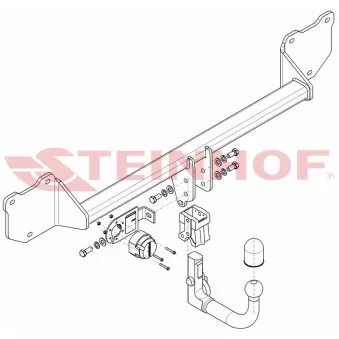 Dispositif d'attelage STEINHOF M-281 pour MINI MINI COUNTRYMAN COOPER D ALL4 - 112cv