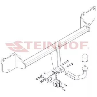 Dispositif d'attelage STEINHOF M-282 pour MINI MINI COUNTRYMAN COOPER D ALL4 - 112cv