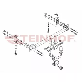 Dispositif d'attelage STEINHOF O-230 pour OPEL ZAFIRA 2.2 DTI 16V - 117cv