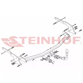 Dispositif d'attelage STEINHOF R-036 pour RENAULT ESPACE 2.2 DCI - 150cv