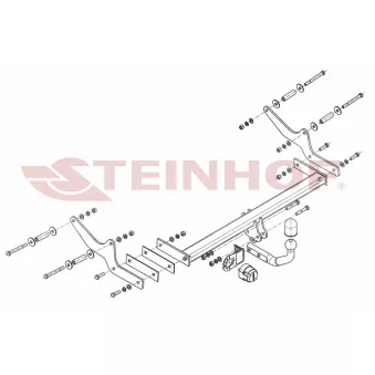 Dispositif d'attelage STEINHOF R-084 pour RENAULT LAGUNA 2.0 DCI GT - 178cv