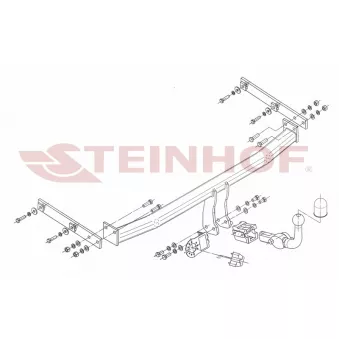Dispositif d'attelage STEINHOF R-111 pour RENAULT GRAND SCÉNIC 1.2 TCe - 131cv