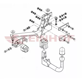 Dispositif d'attelage STEINHOF S-015 pour PEUGEOT BOXER 2.0 T - 220cv