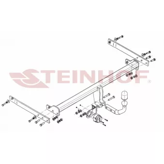 Dispositif d'attelage STEINHOF S-158 pour MAZDA 6 1.4 TSI - 150cv