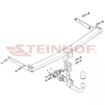 Dispositif d'attelage STEINHOF S-294 pour FORD MAVERICK 2.0 TDI - 150cv