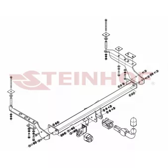 Dispositif d'attelage STEINHOF S-361 pour SUBARU FORESTER 2.0 X - 158cv