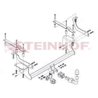 Dispositif d'attelage STEINHOF S-409 pour SUZUKI IGNIS 1.5 - 99cv