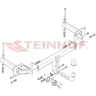 Dispositif d'attelage STEINHOF S-422 pour SUBARU TRIBECA 3.0 - 245cv