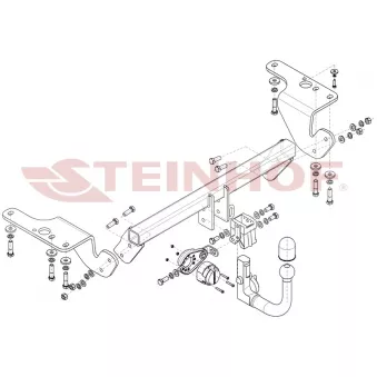 Dispositif d'attelage STEINHOF T-097 pour TOYOTA AVENSIS 2.2 D - 177cv