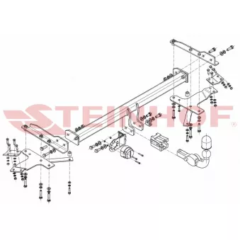 Dispositif d'attelage STEINHOF T-125