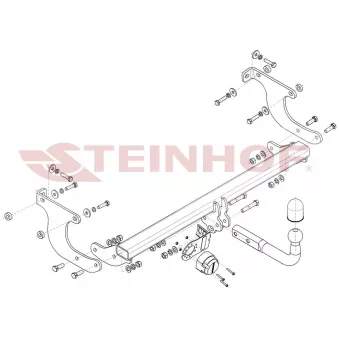 Dispositif d'attelage STEINHOF T-208 pour TOYOTA URBAN 1.4 D-4D 4x4 - 90cv