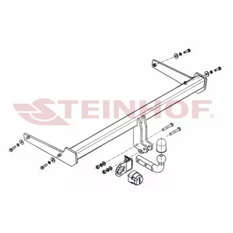 Dispositif d'attelage STEINHOF V-143 pour VOLKSWAGEN PASSAT 1.6 TDI - 105cv