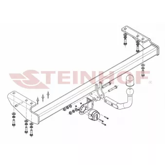 Dispositif d'attelage STEINHOF V-298 pour VOLVO V70 2.5 TDI - 140cv