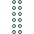 Jeu de joints d'étanchéité, tige de soupape VICTOR REINZ [12-31306-11]