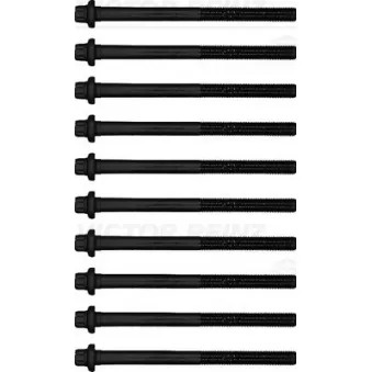 Jeu de boulons de culasse de cylindre VICTOR REINZ 14-32374-01 pour MAZDA 3 1.4 - 84cv