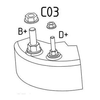 Alternateur CEVAM OEM 027903015C