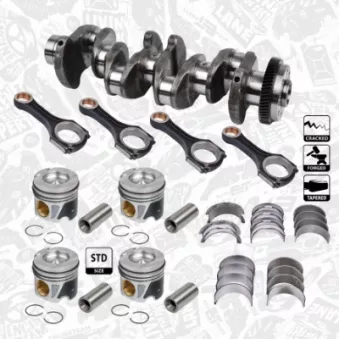 Kit de réparation, vilebrequin ET ENGINETEAM OEM A6510301017