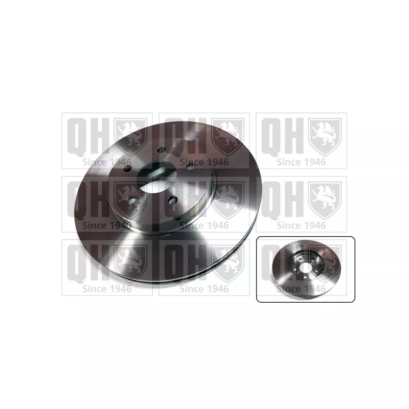 Jeu de 2 disques de frein avant QUINTON HAZELL BDC5199 - Visuel 1