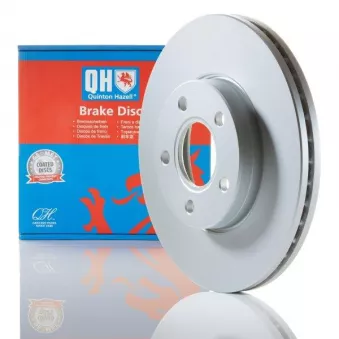 Jeu de 2 disques de frein avant QUINTON HAZELL OEM 7G911125EA