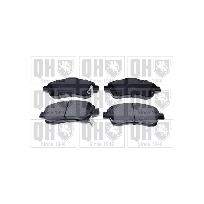 Jeu de 4 plaquettes de frein avant QUINTON HAZELL BP1395 - Visuel 1
