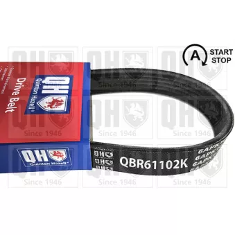QUINTON HAZELL QBR61102K - Courroie trapézoïdale à nervures
