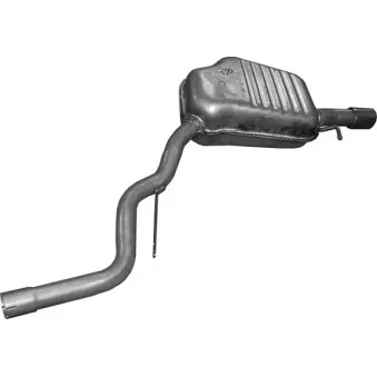 Silencieux arrière POLMO 01.50 pour AUDI A4 2.5 TDI - 163cv