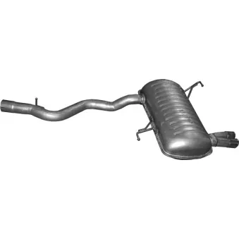 Silencieux arrière POLMO 03.57 pour BMW Série 3 318 i - 143cv