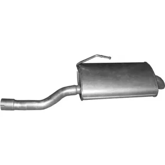 Silencieux arrière POLMO 09.34 pour HONDA ACCORD 2.2 i-CTDI - 140cv
