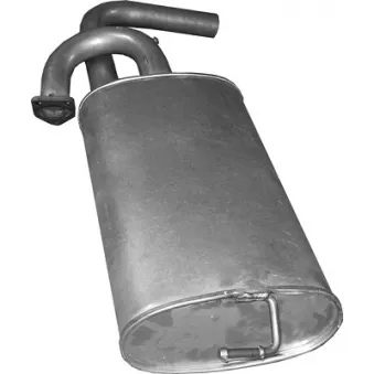 Silencieux arrière POLMO 14.49 pour MITSUBISHI ASX 1.8 DI-D 4WD - 150cv