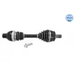 Arbre de transmission avant droit MEYLE [014 498 0026]
