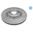 Jeu de 2 disques de frein avant MEYLE [015 521 0041]