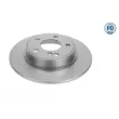 MEYLE 015 523 0015/PD - Jeu de 2 disques de frein arrière