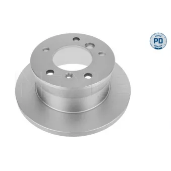 Jeu de 2 disques de frein arrière MEYLE OEM 2D0615601D