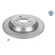 MEYLE 015 523 0028/PD - Jeu de 2 disques de frein arrière