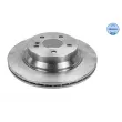 MEYLE 015 523 0038 - Jeu de 2 disques de frein arrière