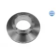 Jeu de 2 disques de frein arrière MEYLE [015 523 2083]