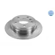MEYLE 015 523 2091 - Jeu de 2 disques de frein arrière