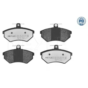 Jeu de 4 plaquettes de frein avant MEYLE OEM 533698151
