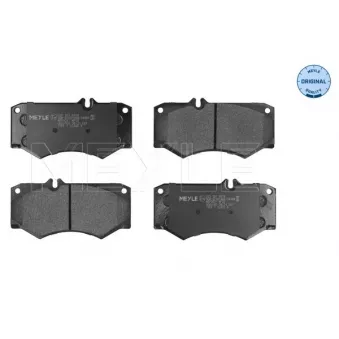 Jeu de 4 plaquettes de frein avant MEYLE OEM A0014201420