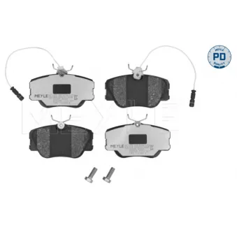 Jeu de 4 plaquettes de frein avant MEYLE OEM A0014200720