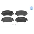 MEYLE 025 209 5018/W - Jeu de 4 plaquettes de frein avant
