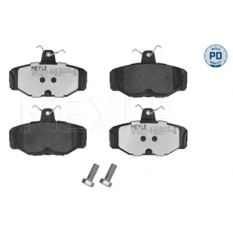 Jeu de 4 plaquettes de frein arrière MEYLE 025 209 8113/PD
